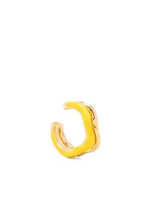 Missoma Squiggle two-tone ear cuff - Gold