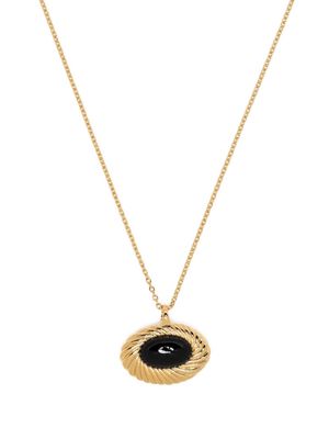 Missoma Wavy Ridge Caspia pendant necklace - Gold