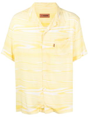 Missoni abstract-pattern short-sleeve shirt - Yellow