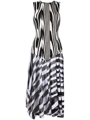 Missoni abstract-print sleeveless bodysuit - Black