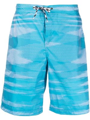 Missoni drawstring swim shorts - Blue