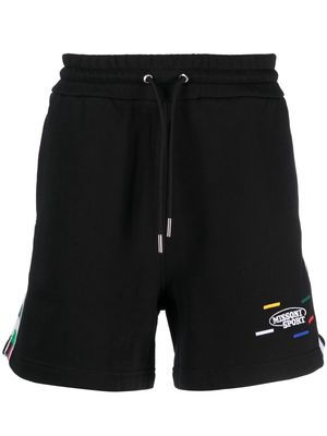 Missoni embroidered logo track shorts - Black