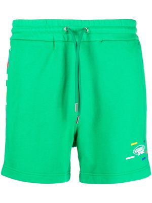 Missoni embroidered logo track shorts - Green