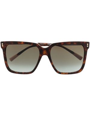 MISSONI EYEWEAR oversize square sunglasses - Brown