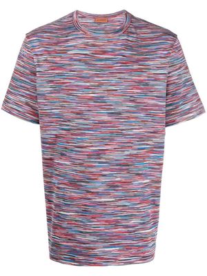 Missoni fine-knit stripe T-shirt - Blue