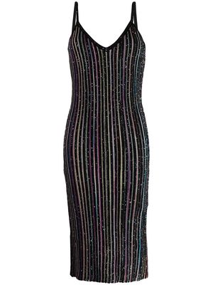 Missoni glitter-detailed knit dress - Black