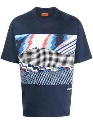 Missoni graphic-print T-shirt - Blue