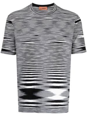 Missoni graphic-striped T-shirt - Black
