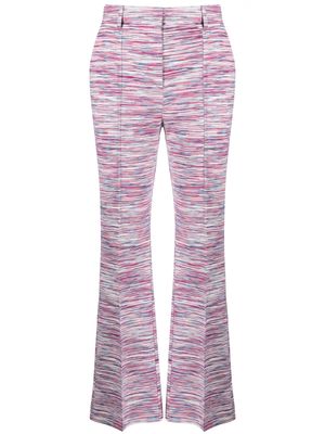 Missoni high-waisted cotton trousers - Pink