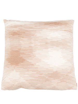 Missoni Home abstract-print cushion - Neutrals