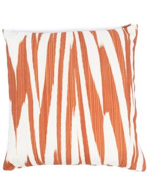 Missoni Home abstract-print square cushion - Orange