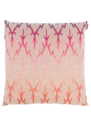 Missoni Home Brooke graphic-pattern cushion - Brown
