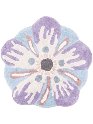 Missoni Home floral embroidered bath mat - Purple