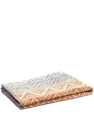 Missoni Home geometric-pattern bath towel - Purple