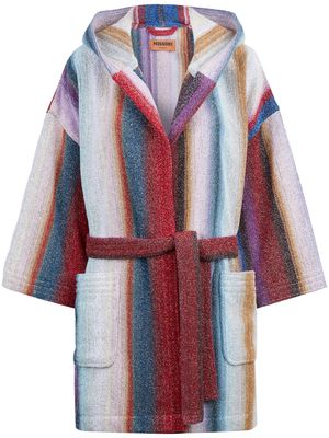 Missoni Home gradient-effect hooded robe - Multicolour