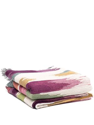 Missoni Home jacquard-pattern print blanket - Neutrals
