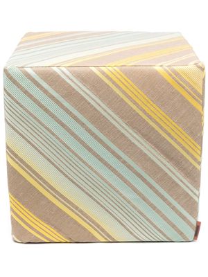 Missoni Home Saint Remy cube pouf 40x40x40 - Yellow