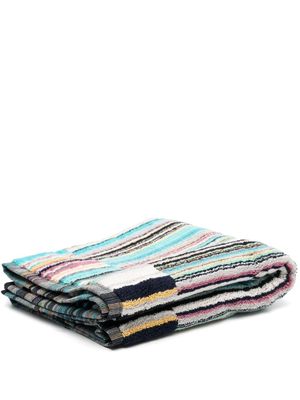 Missoni Home stripe-print bath mat - Blue