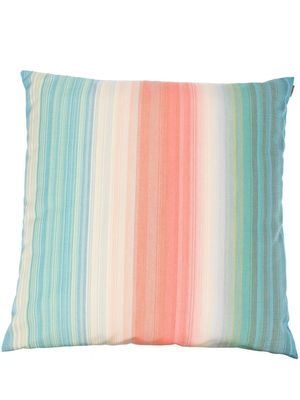Missoni Home stripe-print cushion - Blue