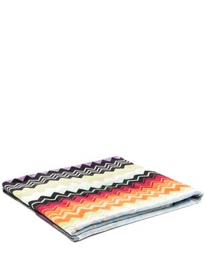 Missoni Home zigzag-print bath towel - Pink