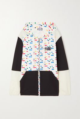 Missoni - Hooded Paneled Printed Shell Jacket - White