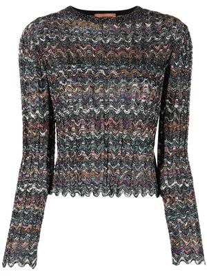 Missoni intarsia-knit jumper - Black