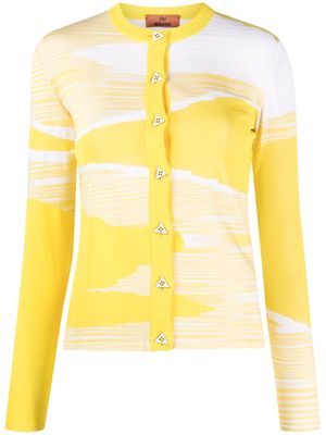 Missoni jacquard-knit cardigan - Yellow