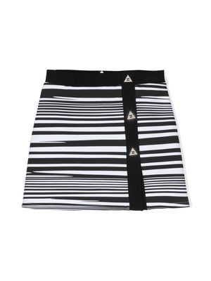 Missoni Kids elasticated-waistband striped skirt - Black