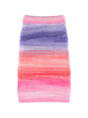 Missoni Kids gradient-effect knitted midi skirt - Pink