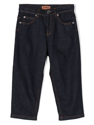 Missoni Kids straight-leg dark-wash jeans - Blue