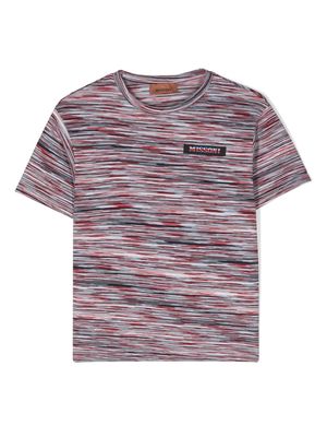 Missoni Kids striped cotton T-shirt - Red