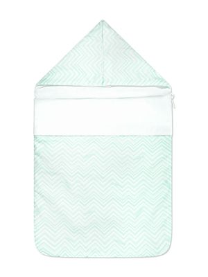 Missoni Kids zigzag-print sleep nest - Blue