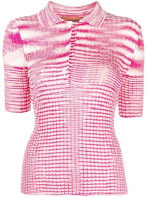 Missoni knitted polo shirt - Pink