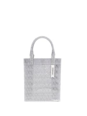Missoni lamé-effect mini tote bag - Grey