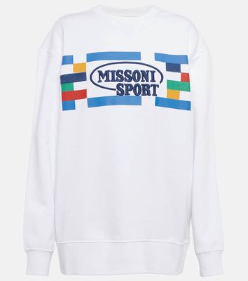 Missoni Logo cotton jersey sweatshirt