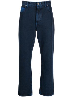 Missoni logo-embroidered cotton jeans - Blue