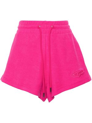 Missoni logo-embroidered cotton shorts - Pink