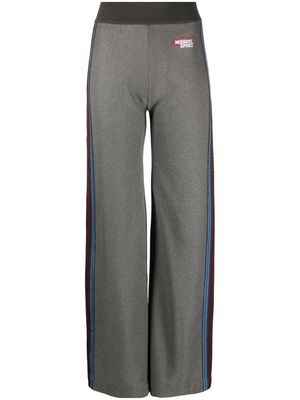 Missoni logo-patch knitted track pants - Grey