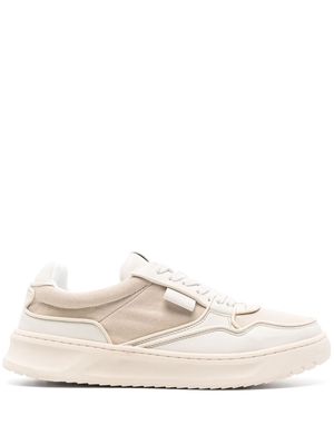 Missoni logo-patch panelled sneakers - Neutrals