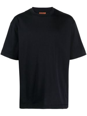 Missoni logo-print crew-neck T-shirt - Blue