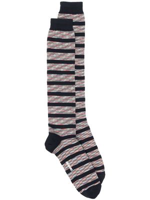 Missoni logo striped socks - Black