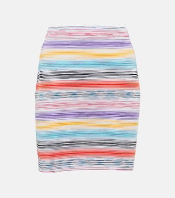 Missoni Mare Striped knit miniskirt