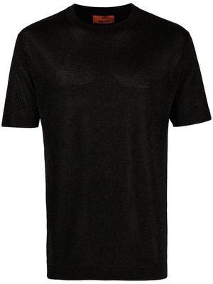 Missoni metallic knitted T-shirt - Black
