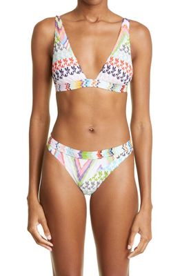 Missoni Patchwork Panel Two-Piece Swimsuit
