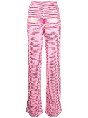 Missoni patterned knitted trousers - Pink