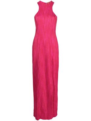 Missoni pleated maxi dress - Pink