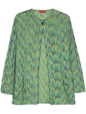 Missoni Pre-Owned 1980s knitted jacket - Green