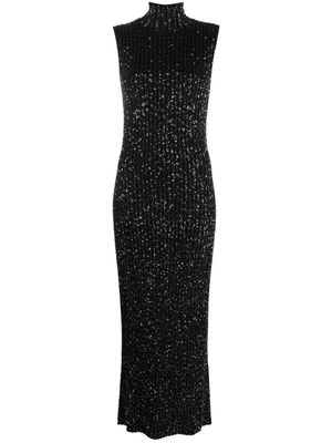 Missoni sequinned ribbed dress - Black