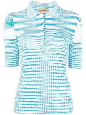 Missoni short-sleeve knitted top - Blue