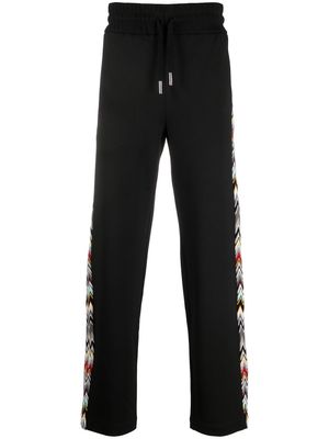 Missoni side zig-zag detail trousers - Black